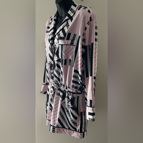 Victoria’s Secret Silky Pj Romper Size Large - Picture 2 of 15